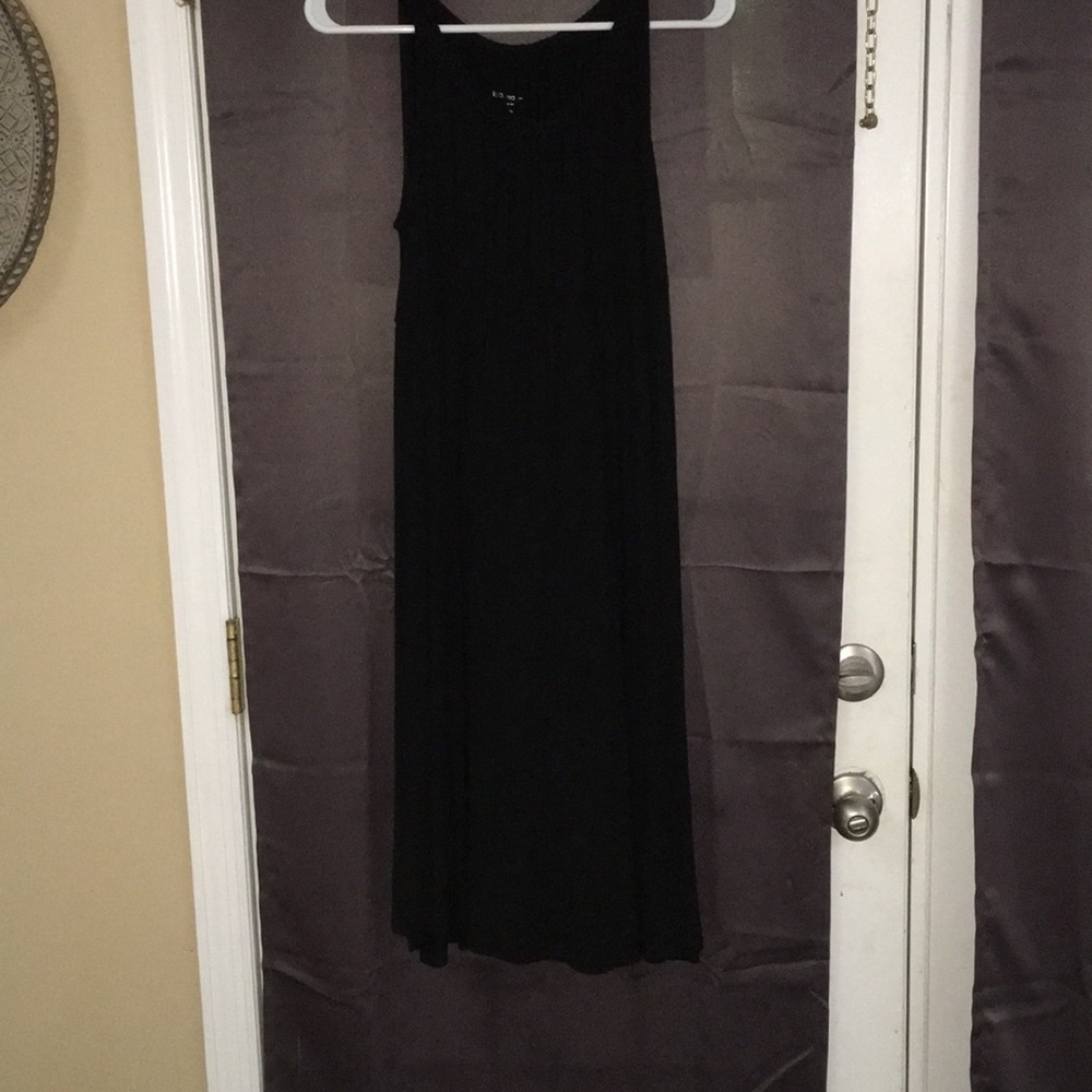 Back roped strap maternity dress